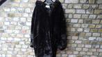 Nep bonten dames jas met kap, Kleding | Dames, Ophalen of Verzenden, Zo goed als nieuw, Maat 38/40 (M), Bruin