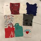 PAKKET: Topjes - T-shirts - Longsleeves - Maat 134/140, Enfants & Bébés, Vêtements enfant | Taille 134, Fille, Enlèvement ou Envoi