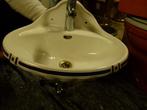 vintage wastafel fonteintje + Royal Blue romantik, Enlèvement, Maison et Meubles
