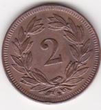 Zwitserland 2 rappen 1912B, Postzegels en Munten, Munten | Europa | Niet-Euromunten, Ophalen of Verzenden, Losse munt