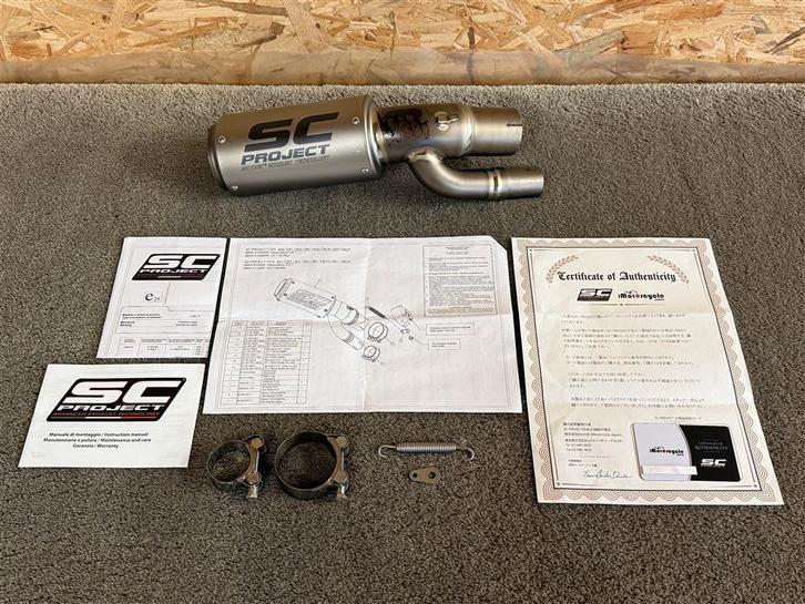 SC Project CR-T uitlaat demper BMW S1000RR 17-18 + rooster, Motos, Pièces | BMW, Utilisé, Enlèvement ou Envoi