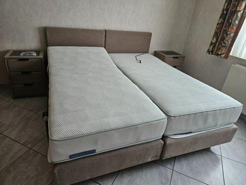 Zeer mooi zorgbed voor senioren of zieken, Huis en Inrichting, Slaapkamer | Bedden, Nieuw, Tweepersoons, 180 cm, 200 cm, Stof