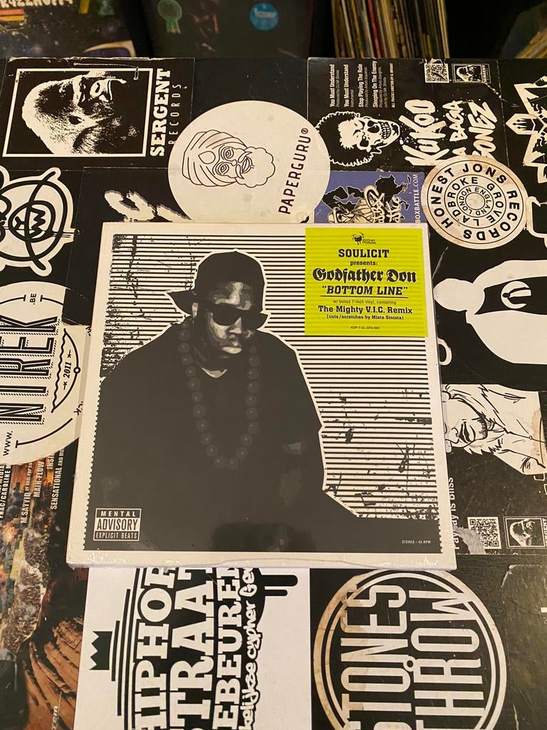 Soulicit (2) presents Godfather Don – Bottom Line, Cd's en Dvd's, Vinyl | Hiphop en Rap, Zo goed als nieuw, Ophalen of Verzenden