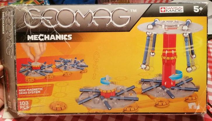 BXL  Lot Geomag Mechanics, découvrir la force magnétique, Enfants & Bébés, Jouets | Éducatifs & Créatifs, Utilisé, Construction
