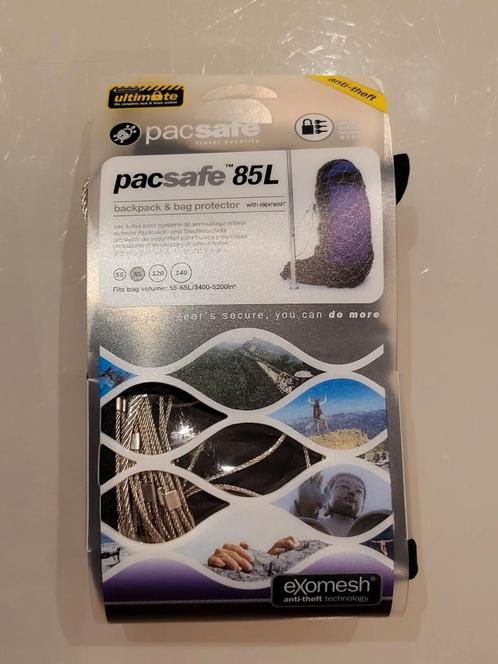Pacsafe 85L - backpack & bag protector, Caravans en Kamperen, Overige Caravans en Kamperen, Zo goed als nieuw, Ophalen of Verzenden