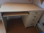zeer mooie houten bureau met uitschuifbaar blad en 3+1laden, Huis en Inrichting, Bureaus, Ophalen, Bureau