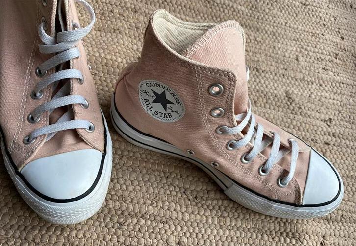 Converse Chuck Taylor hoog, dubbele zool, 38, Kleding | Dames, Schoenen, Zo goed als nieuw, Sneakers, Roze