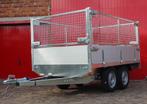 Ongeremde plateau aanhangwagen met loofnetten BW Trailers, Ophalen