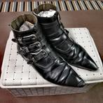 Chaussures pointues New Wave homme taille 41 semelles neuves, Noir, Porté, Enlèvement ou Envoi, Chaussures à boucles