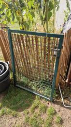 Tuinpoort incl 2 palen in goede staat, Tuin en Terras, Tuinhekken en Hekwerk, Ophalen, Zo goed als nieuw