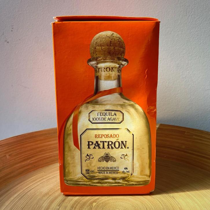 Patrón Reposado Tequila 0.7L – elegantie in eiken gerijpt, Verzamelen, Wijnen, Nieuw, Ophalen