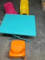 Kindertafel en 3 stoelen voor op het kerstfeest, Ophalen, Gebruikt, Stoel(en)