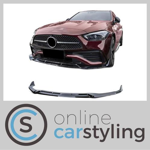 Voorbumper diffuser Mercedes C-Klasse W206 Glossy Black, Autos : Pièces & Accessoires, Carrosserie & Tôlerie, Pare-chocs, Mercedes-Benz