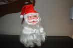 Kerstdecoratie   hoofd kerstman, Ophalen of Verzenden, Zo goed als nieuw