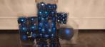 Set van blauwe kerstballen, Enlèvement