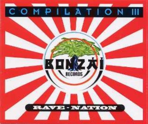 1157 - BONZAI COMPILATION III - RAVE-NATION - 2CD/BOX NIEUW, Cd's en Dvd's, Cd's | Dance en House, Nieuw in verpakking, Techno of Trance