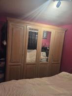 Garde robe en chêne massif cérusé, Maison & Meubles, Enlèvement, Chêne