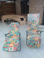 2 ligstoelen voor tuin/camping, Ophalen