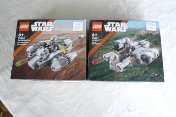 lego star wars microfighter 75321 et 75363 beschikbaar voor biedingen