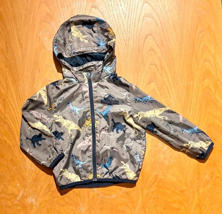 Jurassic World-jack van H&M - Dinosaurussen, Kinderen en Baby's, Kinderkleding | Maat 98, Gebruikt, Jongen, Trui of Vest, Ophalen of Verzenden