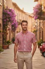 Geruit hemd, Ophalen of Verzenden, Nieuw, Rood, Halswijdte 39/40 (M)