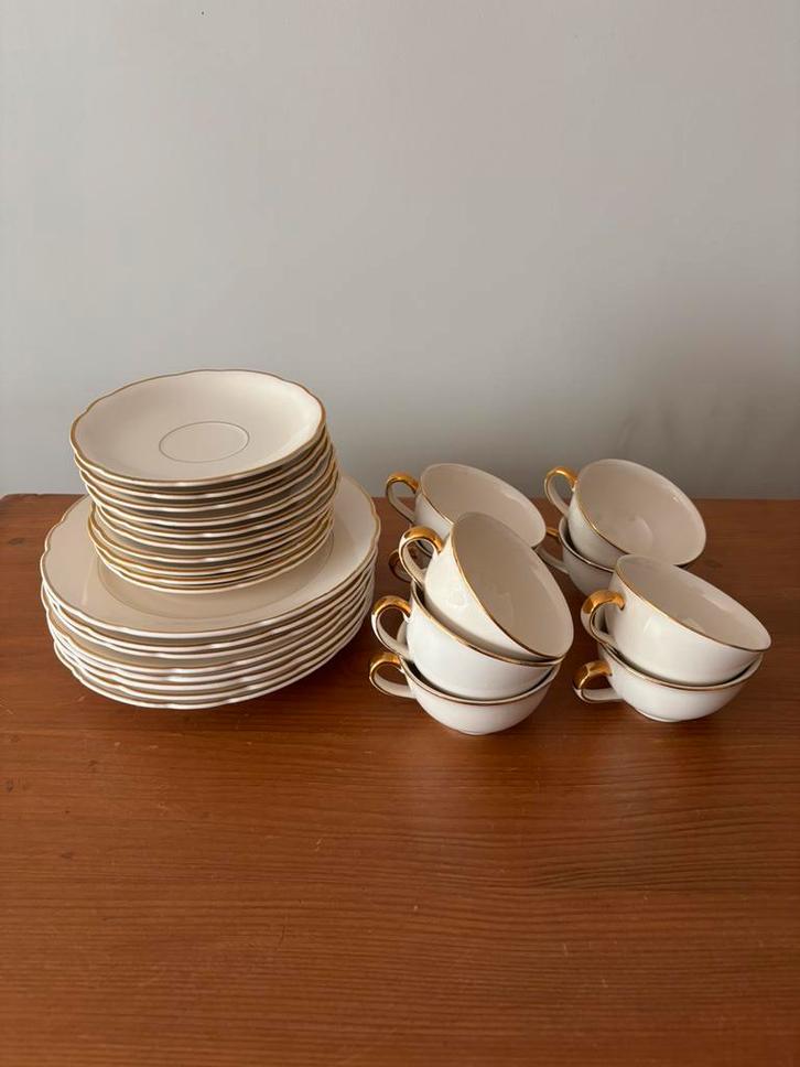 Villeroy Boch „Rhone” koffie- en dessertservice jaar 50-60, Antiek en Kunst, Antiek | Servies compleet, Ophalen