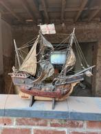 Ancien navire  voilier 3 mats, Ophalen, Zeilboot