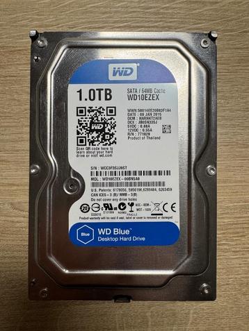 WD Blue 3,5" 1TB (WD10EZEX) beschikbaar voor biedingen