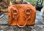 Prachtige Echt Struisvogel Lederen Dames Handtas Te Koop, Enlèvement, Comme neuf, Sac à main