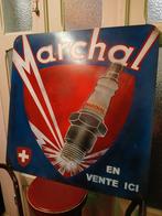 Marchal bougies reclamebord, Ophalen of Verzenden, Gebruikt, Reclamebord