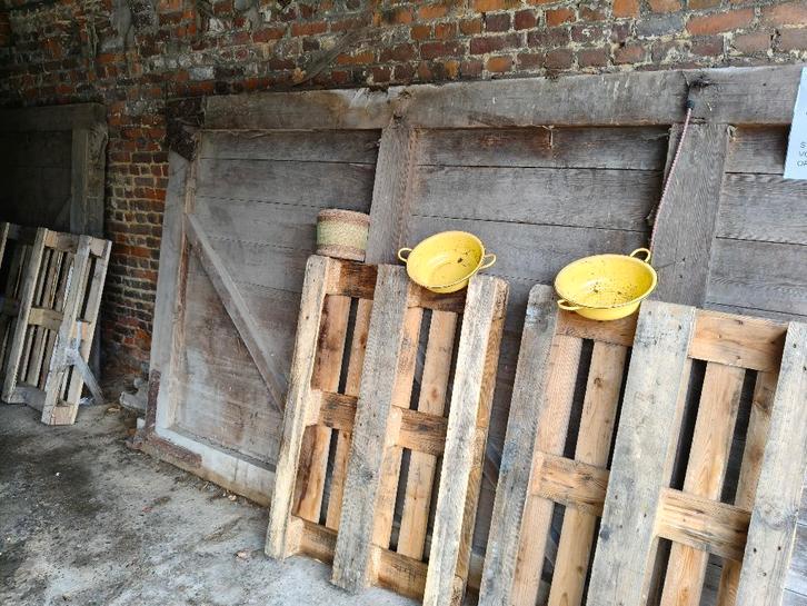 Poort, Tuin en Terras, Tuinpoorten, Gebruikt, Schuifpoort, Hout, 150 tot 200 cm, 150 tot 200 cm, Ophalen of Verzenden