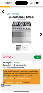 Smeg gasfornuis . Met 2 oven elektriciteit, Ophalen