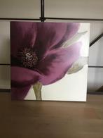 Tableau floral, Huis en Inrichting, Woonaccessoires | Lijsten, Ophalen, Overige materialen, Gebruikt, 50 tot 75 cm