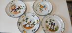 lot d'assiettes peintes à la main (4) France, Enlèvement ou Envoi