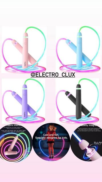 Springtouw met Led-Verlichting /OplaadbaarIdeaal Cadeau beschikbaar voor biedingen