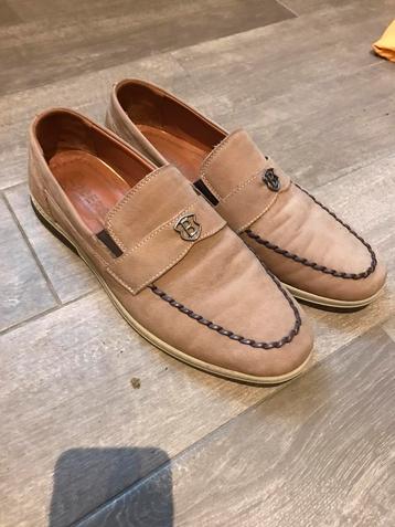 LEDEREN HERENSCHOEN MAAT 44 , ZO GOED ALS NİEUW !! beschikbaar voor biedingen