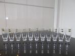 Retro lot 11 waterglazen Booms glas Bel'arte perfecte staat, Ophalen of Verzenden