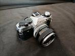 Canon AE-1 Program + 50mm 1.4 lens *Chrome*, Audio, Tv en Foto, Fotocamera's Analoog, Ophalen of Verzenden, Zo goed als nieuw