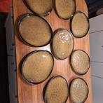 Assiettes Pure de Pascale Naessens/couleur moutarde, Maison & Meubles, Cuisine | Vaisselle, Enlèvement, Comme neuf, Autres styles