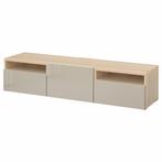 IKEA BESTÅ 180 cm tv-meubel, Huis en Inrichting, Kasten |Televisiemeubels, Ophalen, 150 tot 200 cm, Eikenhout, Zo goed als nieuw
