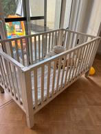 Tweelingpark Quax, beige, Ophalen, Zo goed als nieuw, Rechthoekig, In hoogte verstelbaar