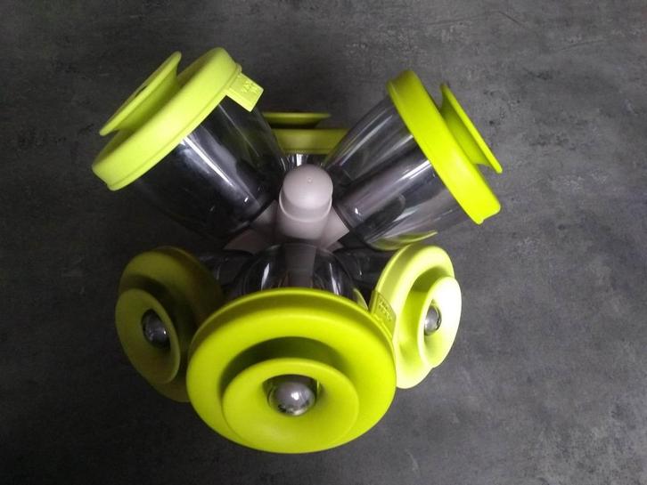 kruidenopberger VacuVin met 6 potjes, Huis en Inrichting, Keuken | Servies, Ophalen of Verzenden