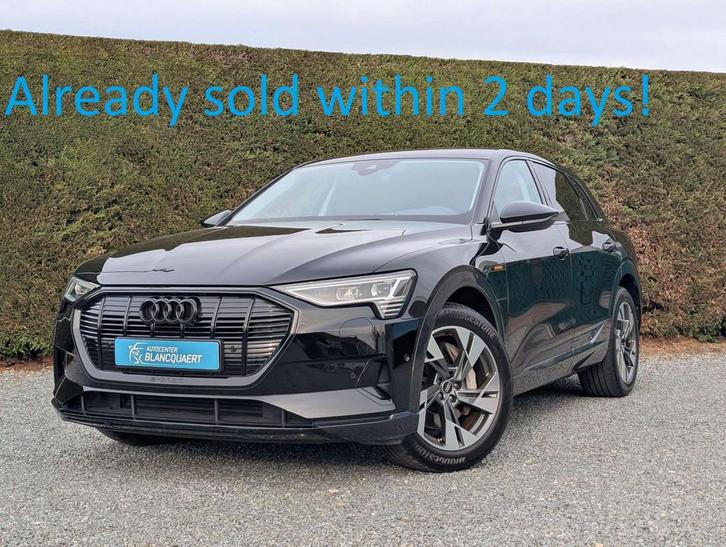 Audi Q8 e-tron !verkocht! (Q8)e-tron Advanced - black style, Auto's, Audi, Bedrijf, Te koop, Q8 e-tron, 4x4, Achteruitrijcamera