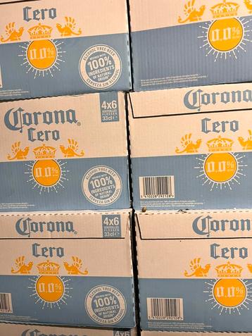 10 DOZEN CORONA CERO VAN 24 STUKS VOOR 200 EURO beschikbaar voor biedingen