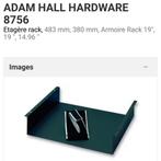 Accessoire rack 19 "ADAM HALL  # 8756 berceau/Cradle, Enlèvement ou Envoi