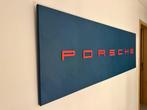 Modern blauw schilderij Porsche Logo, Antiek en Kunst, Kunst | Schilderijen | Modern, Ophalen of Verzenden