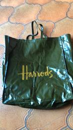 Vintage shopper Harrods pvc, Comme neuf, Vert, Shopper, Enlèvement ou Envoi