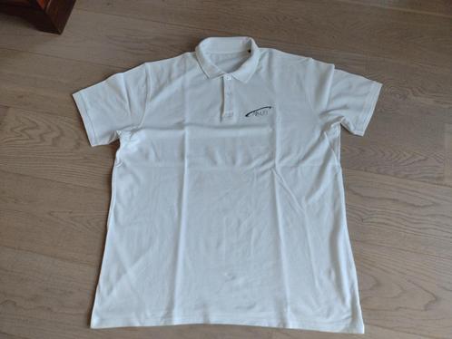 Witte herenpolo - Maat 3XL, Kleding | Heren, Polo's, Gedragen, Overige maten, Wit, Ophalen