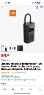 Xiaomi compressor, Ophalen of Verzenden, Zo goed als nieuw