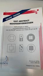 Test abstract redeneervermogen Selor, Livres, Livres d'étude & Cours, Comme neuf, Enlèvement ou Envoi